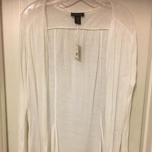 NWT white apostrophe cardigan xl womens